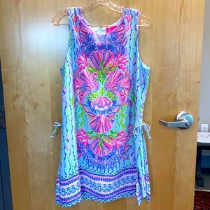 NWT Lilly Pulitzer Romper/dress SZ 14 blue pink